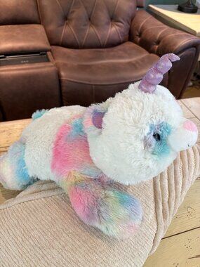 Cuddle Barn Magical, Musical, Light-Up Pastel Plush Unicorn